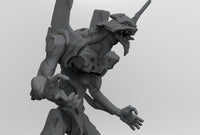 A415 - Anime character design, The Evangelion Unit 01 Full body statue, STL 3D Model design printable download files