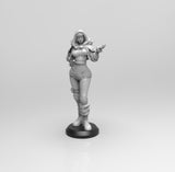 E262 - Female character design, The Annie Girl statue design, STL 3D model design print download files