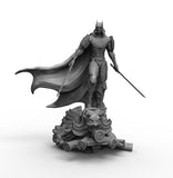 E141 - Comic Character design, the bad guy in samurai version with katana, STL 3D model design print download files