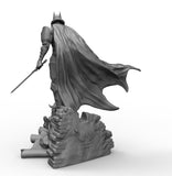 E141 - Comic Character design, the bad guy in samurai version with katana, STL 3D model design print download files