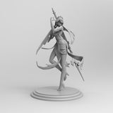 F444 - Genshin impact Rosariao, Games character Waifu design ( NSFW ) , STL 3D model design print download files