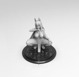 A580 - NSFW hot girl design, The Anubis female god statue, STL 3D model design print download files