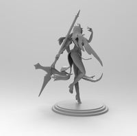 F444 - Genshin impact Rosariao, Games character Waifu design ( NSFW ) , STL 3D model design print download files