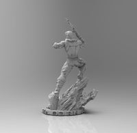 A576 - Comic character design, The Soldier name winter, STL 3D model design print download files