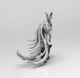 A582 - Legendary Creature design, The Ancient nine tail Fox, STL 3D model design print download file
