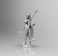 A584 - Waifu character design, The Seven Epic Lunar girl, STL 3D model design print download files