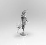 A584 - Waifu character design, The Seven Epic Lunar girl, STL 3D model design print download files