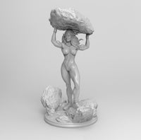 F431 - She Hulkie, Super Heroes Character design, STL 3D model print download print files