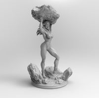 F431 - She Hulkie, Super Heroes Character design, STL 3D model print download print files