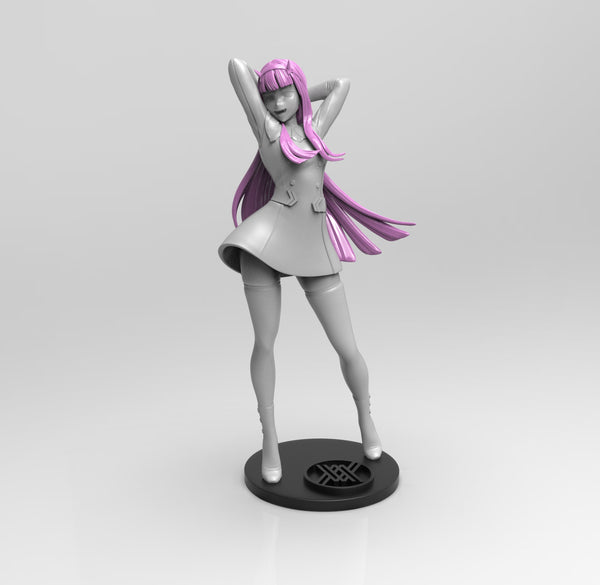 Character in anime darling in the franx name zero two 3D model