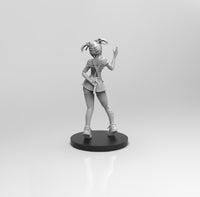 E257 - Horror character design, The Chukky female character with knife, STl 3D model design print download files