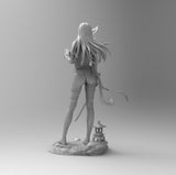 F524 - Hot Comics Character heroes  , Psylucke design statue with two poses , STL 3D model print download files