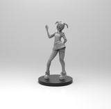 E257 - Horror character design, The Chukky female character with knife, STl 3D model design print download files