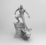 B125 - Comics Superheroes , Spidarmen on Gargoyle Statue design, STL 3D model design print download file