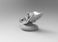 A269 - Anime character design, Rei Ayami in command room, STL 3D model design print download file