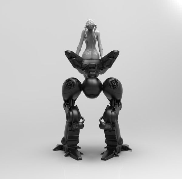 3D Printed custom Female Robot Concept Bust from $0.00