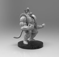 A631 - Anime character design, The Vege Monkey form, STL 3D model design print download files