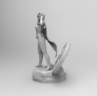 F434 - Marvel Character, Emma Frost design statue, STL 3D model design print download file