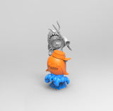 E582 - Anime character design, The Chibi shark statue design, STl 3D model design print download files