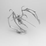 A183 - Legendary creature design, Sexy Succubus warrior with katana design, STL 3D model design print download files