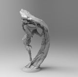 A160 - Legendary creature design, The Bat with sword, STL 3D model design print download file