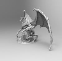 A161 - Legendary creature design, The Bat Dragon, STL 3D model design print download file