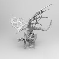 A167 - Legendary Creature design, Bone dragon climb, STL 3D model design print download files