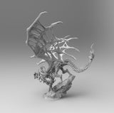 A167 - Legendary Creature design, Bone dragon climb, STL 3D model design print download files