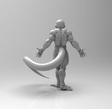 A655 - Anime character design, The gold valiant with tail, STL 3D model design print download files
