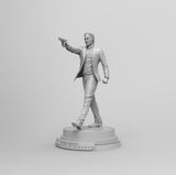 B129 - Movie character design, John Wick never die statue, STL 3D model design print download file