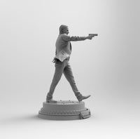 B129 - Movie character design, John Wick never die statue, STL 3D model design print download file