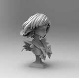 B143b - Anime character design , The Sailormoon Saturn statue, STl 3D model design print download files