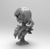 B143b - Anime character design , The Sailormoon Saturn statue, STl 3D model design print download files