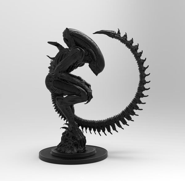 A756 - Movies character design, the alien statue, STL 3D model design ...