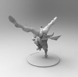 B181 - Games Character, Female Striker, Chun lee, STL 3D model design print download files