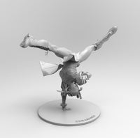 B181 - Games Character, Female Striker, Chun lee, STL 3D model design print download files