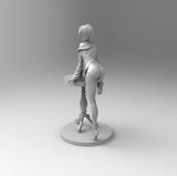 B422 - Anime character , Eva Rei Hot pose, STL 3D model design print download file