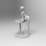 B422 - Anime character , Eva Rei Hot pose, STL 3D model design print download file