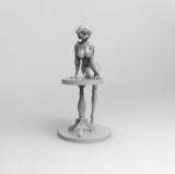 B422 - Anime character , Eva Rei Hot pose, STL 3D model design print download file