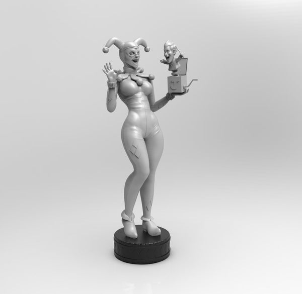 A726 - Comic character design, The Harley with joke box, STL 3D model design print download files