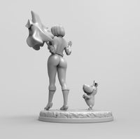 B175 - NSFW cartoon character design, Velma and scooby dog, STL 3D model design print download files