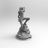 A549 - Comic character statue, Gadot Wonder statue, STL 3D model design print download file