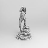 A549 - Comic character statue, Gadot Wonder statue, STL 3D model design print download file