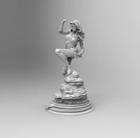 A549 - Comic character statue, Gadot Wonder statue, STL 3D model design print download file