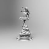 A549 - Comic character statue, Gadot Wonder statue, STL 3D model design print download file