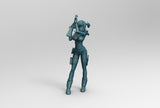 C004 - Comic character design, the cute Bullma statue design,  STL 3D Model printable download file