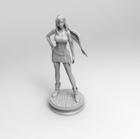 A440 - Games character design, Hot waifu tifa 003, STL 3D model design print download file