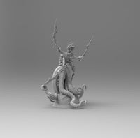 A203 -Creature design, Soldier Sea with sword, STL 3D model design print download file