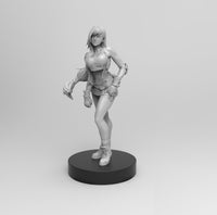 F550 - Games Character, Hot tifa pose 001 , STL 3D model design print download files