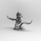 A206 - Creature design statue, Snake with sword , STL 3D model design print download files